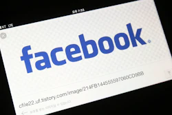 In this March 21, 2018, file photo, the Facebook logo is seen on a smartphone in Ilsan, South Korea.