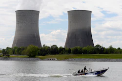 In this April 29, 2015, file photo, a boat travels on the Tennessee River near the Watts Bar Nuclear Plant near Spring City, Tenn.
