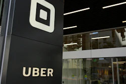 This June 21, 2017, file photo shows Uber headquarters in San Francisco.