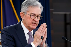 Federal Reserve Chair Jerome Powell gestures while speaking during a news conference after the Federal Open Market Committee meeting, Dec. 11, 2019, in Washington.