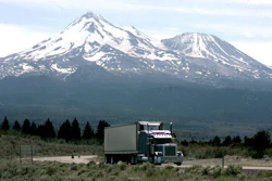 In this June 19, 2008, file photo, a truck drives past Mt. Shasta, near Weed, Calif.