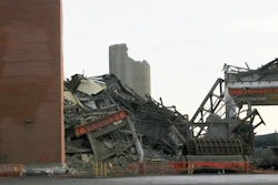 Rubble remains after DTE Energy Co.'s old Conners Creek Power Plant was demolished Dec. 13, 2019, in Detroit.