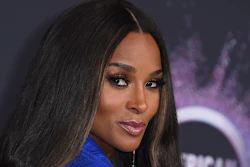 In this Nov. 24, 2019, file photo, Ciara arrives at the American Music Awards at the Microsoft Theater in Los Angeles.