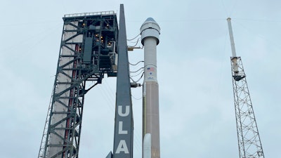 Boeing's CST-100 Starliner spacecraft atop a United Launch Alliance Atlas V rocket, Dec. 18, 2019.