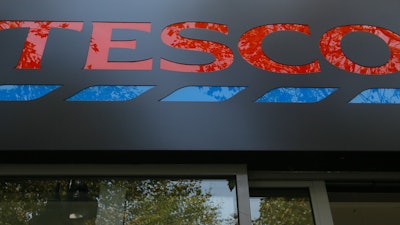 Tesco shop in London, Sept. 22, 2014.