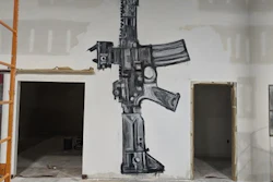 Mural in BenShot's new facility.
