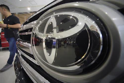 Toyota vehicle in Tokyo, Aug. 2018.