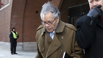 In this Jan. 30, 2019, file photo, Insys Therapeutics founder John Kapoor leaves federal court in Boston.