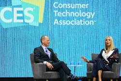 Ivanka Trump during an interview with Gary Shapiro, CEO of the Consumer Technology Association, Jan. 7, 2020, in Las Vegas.