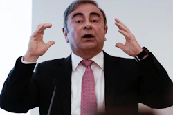 Former Nissan chairman Carlos Ghosn speaks at a press conference in Beirut, Jan. 8, 2020.