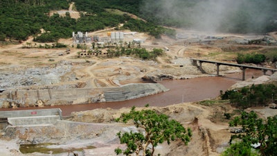 In this June 28, 2013, file photo, the Blue Nile river flows near the site of the Grand Ethiopian Renaissance Dam near Assosa, Ethiopia.