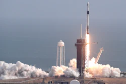 A Falcon 9 SpaceX rocket lifts off during a test flight at Kennedy Space Center, Cape Canaveral, Fla., Jan. 19, 2020.