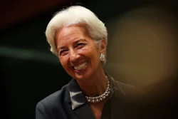 European Central Bank President Christine Lagarde at a meeting of European Union finance ministers in Brussels, Jan. 20, 2020.