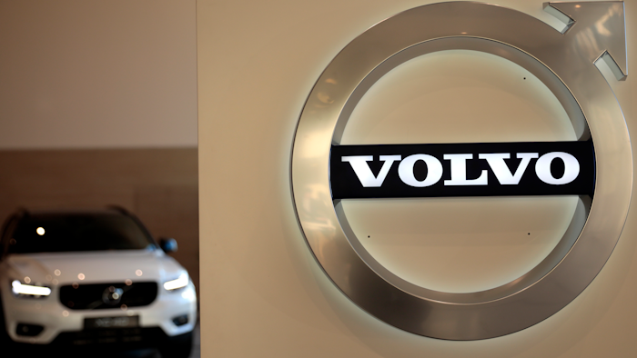 Volvo corporate headquarters in Brussels, Feb. 6, 2020.