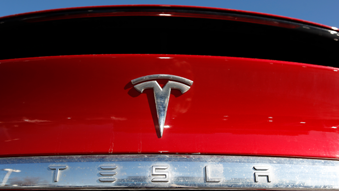 A 2020 Model X at a Tesla dealership in Littleton, Colo., Feb. 2, 2020.