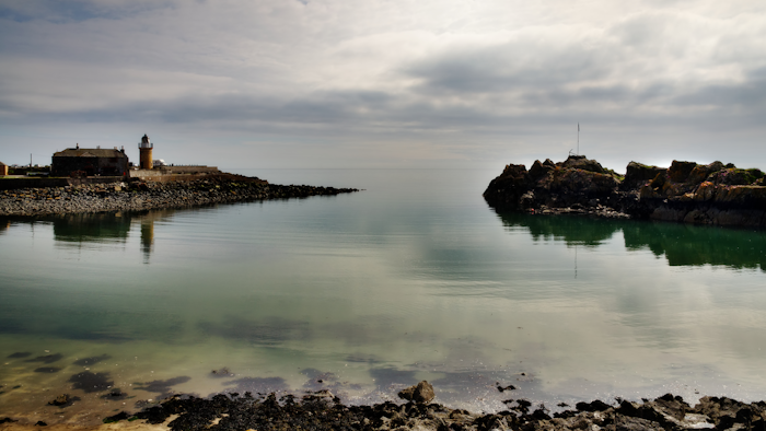 The harbor in Portpatrick, Scotland.