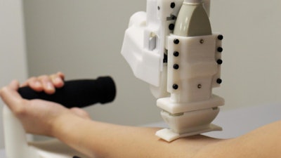 Prototype of an automated blood drawing and testing device.