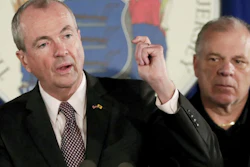 New Jersey Gov. Phil Murphy and state Senate President Stephen Sweeney.