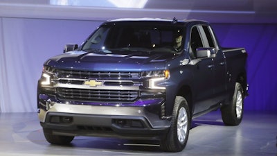 The 2019 Chevrolet Silverado High Country pickup is unveiled, Jan. 13, 2018, in Detroit.