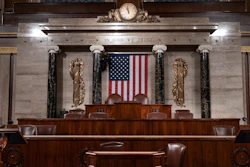 The chamber of the House of Representatives is seen at the Capitol in Washington, Feb. 3, 2020.