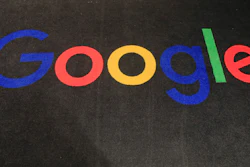 Entrance hall of Google France in Paris, Nov. 18, 2019.
