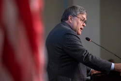 Attorney General William Barr gives the keynote address to the Center for Strategic and International Studies, CSIS China Initiative Conference, Feb. 6, 2020, in Washington.