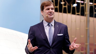 Ford executive vice president and president of Global Markets Jim Farley Jr. during the New York International Auto Show, March 28, 2018.