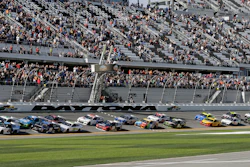 NASCAR Busch Clash auto race at Daytona International Speedway, Daytona Beach, Fla., Feb. 9, 2020.