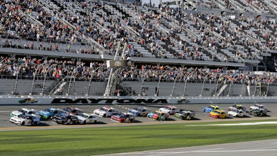 NASCAR Busch Clash auto race at Daytona International Speedway, Daytona Beach, Fla., Feb. 9, 2020.