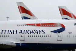 British Airways planes at Heathrow Airport, London, Jan. 10, 2017.