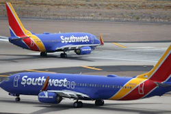Southwest Airlines planes at Phoenix Sky Harbor International Airport, July 17, 2019.