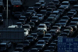 Morning rush hour in Beijing, Dec. 11, 2018.