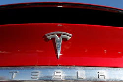 A 2020 Model X at a Tesla dealership in Littleton, Colo., Feb. 2, 2020.