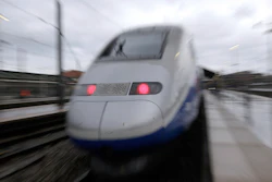 TGV high-speed train at Saint-Charles station, Marseille, May 14, 2018.