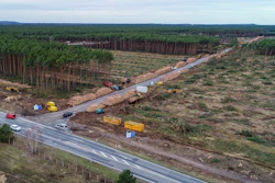 Site of a planned Tesla factory near Gruenheide, Germany, Feb. 17, 2020.