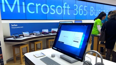 A Microsoft store in suburban Boston, Jan. 28, 2020.