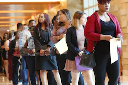 Applicants at a job fair at the Seminole Hard Rock Hotel & Casino, Hollywood, Fla., June 4, 2019.