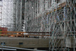 Construction site in Amsterdam, Oct. 2006.