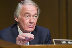 Sen. Ed Markey, D-Mass., speaks during a Senate Transportation subcommittee on commercial airline safety on Capitol Hill, March 27, 2019.