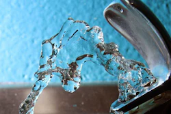 A water fountain at the Boys and Girls Club in Concord, N.H., Jan. 7, 2011.