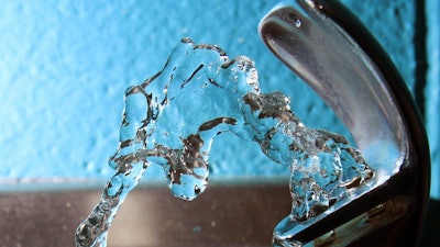 A water fountain at the Boys and Girls Club in Concord, N.H., Jan. 7, 2011.