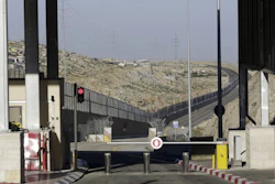 Checkpoint on a West Bank highway near Jerusalem, Jan. 10, 2019.