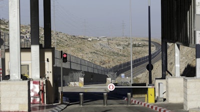 Checkpoint on a West Bank highway near Jerusalem, Jan. 10, 2019.
