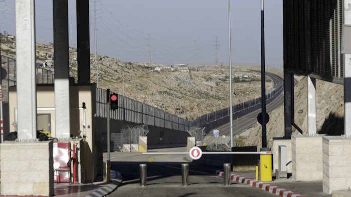 Checkpoint on a West Bank highway near Jerusalem, Jan. 10, 2019.