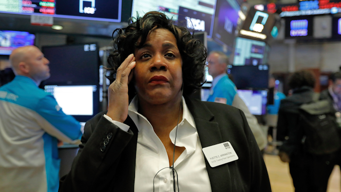 Yvette Arrington of the New York Stock Exchange Trading Floor Operations, March 9, 2020.