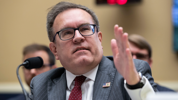EPA Administrator Andrew Wheeler testifies on Capitol Hill, Feb. 27, 2020.
