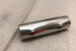 A lithium-ion electric car battery that cracked after industry-standard fast-charging.