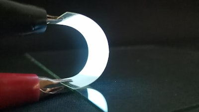 This film derived from fish scales could someday be used in flexible electronic devices.