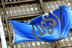 A U.S. Steel Corp. flag in front of the company's headquarters in Pittsburgh, April 29, 2008.