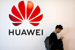 Huawei billboard at PT Expo in Beijing, Oct. 31, 2019.